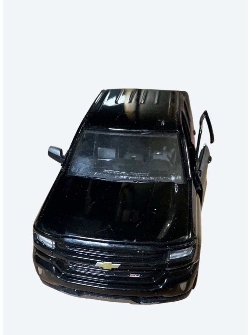 Diecast Chevy Silverado 1:27 Scale Black Truck By Motormax Collectible for Parts - Picture 2 of 14